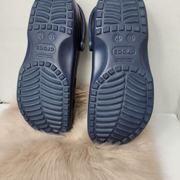 Crocs Classic Clog Navy Blue Shoes Size 10M 12W